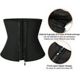 thumbnail image 3 of Vaslanda Latex Fajas Colombiana for Women Latex Waist Trainer Cincher Trimmer Corset Weight Loss Body Shaper, 3 of 6
