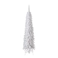 thumbnail image 6 of Home Heritage 5' 100 LED Pre-Lit Artificial Christmas Tinsel Tree, White, 6 of 11