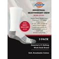 thumbnail image 2 of Dickies Men's Heavyweight Crew Socks 3 Pack - Industrial Strength for Comfort, Support, and Versatility, 2 of 5