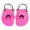 Pink, variant on For Children'S Swimming Hand Paddles Comfortable Silicone Swim Fins For Improved Water Contact And Strength Training