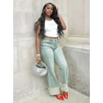 thumbnail image 2 of High-Waisted Wide Leg Vintage Jeans (S, Blue), 2 of 6