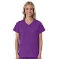 thumbnail image 4 of Maevn Red Panda Mock Wrap Scrub Top, 4 of 11