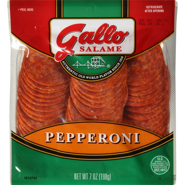 Gallo® Salame Deli Sliced Pepperoni Lunch Meat, 7 oz