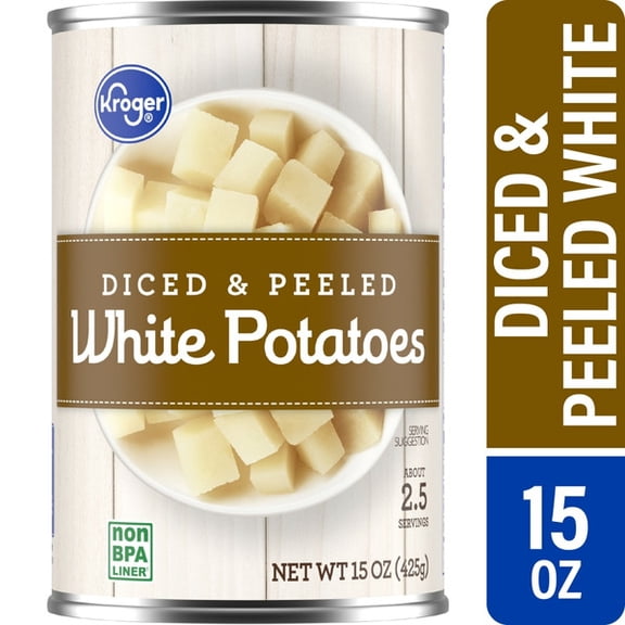 Kr Diced & Peeled White Potatoes 15 oz