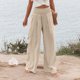thumbnail image 4 of ICHUANYI Clearance Women's Loose Wide Leg Pants High Waist Straight Pants Casual Pants(Beige, XXL) ICHUANYI WER2023080706188, 4 of 8