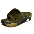 thumbnail image 2 of Sandalias de mujer de camuflaje a la moda, zapatillas informales de fondo grueso para mujer Wmkox8yii hj789, 2 of 9