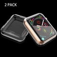 thumbnail image 3 of 2 Pieces of Protective Case Suitable for Apple Watch Series 6 / SE/Series 5 / Series 4 Screen Protector 40mm Ultra-thin Protective Cover, 3 of 5