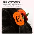 thumbnail image 6 of Halloween Decorations, Halloween Hair Clip Acrylic Pumpkin Hair Claw Ponytail Women Holiday Party Gifts Hair Accessories Dress up, B, 6 of 7