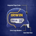 thumbnail image 2 of Irwin Strait-Line Tape Measure 16', 2 of 6