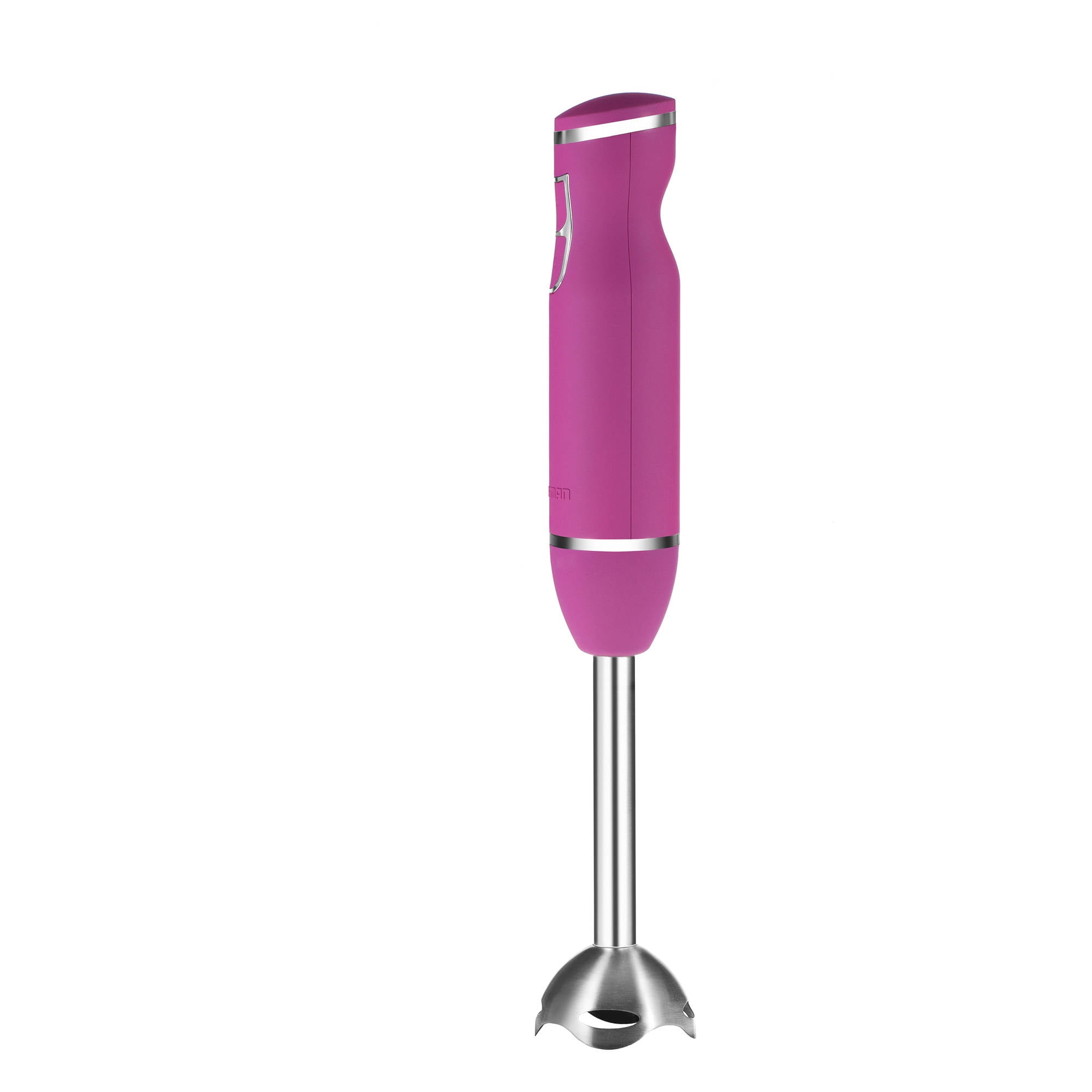 Chefman Immersion Stick Hand Blender, Stainless Steel Blade, 300W, Pastel  Pink 