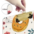thumbnail image 6 of FORMRS Acrylic Clipboard with Low Profile Clip Standard A4 Letter Size, 12.5" x 9", Pink Donut, 6 of 8