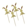 thumbnail image 1 of Cake Toppers Easter Cute Bunny Decorated Cupcake Insert Card Dessert Party, 1 of 4