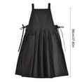 thumbnail image 3 of YIEMEEN Cotton Linen Apron Home Garden Kitchen Painting Pinafore Florist Shop Overalls, 3 of 18