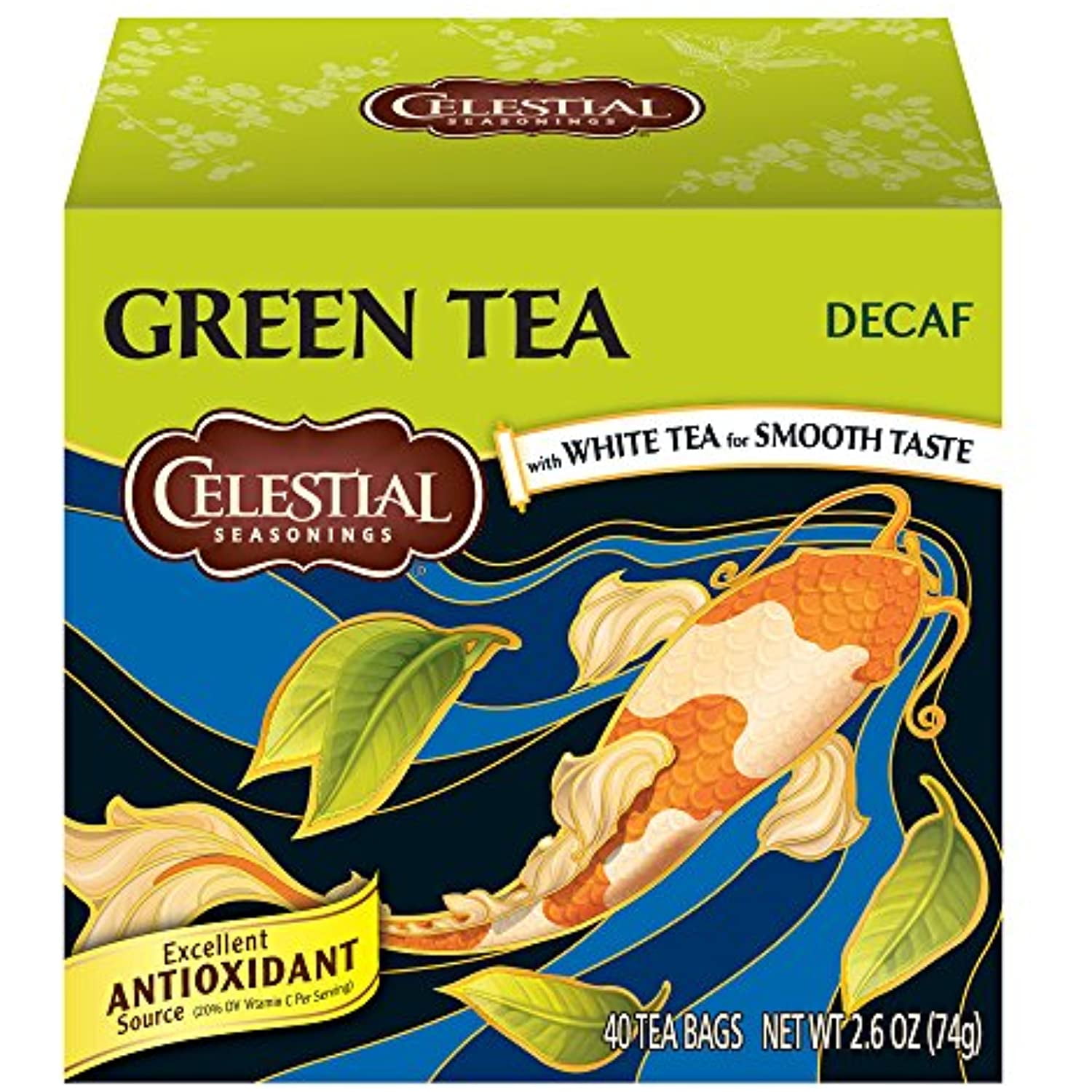 Celestial Seasonings Green Tea, Decaf, 40 Count