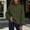 Army Green, variant on WIZUTIZ Women's Mock Neck Sweatshirt Long Sleeve Solid Color Casual Pullover Top Loose Fit for Everyday