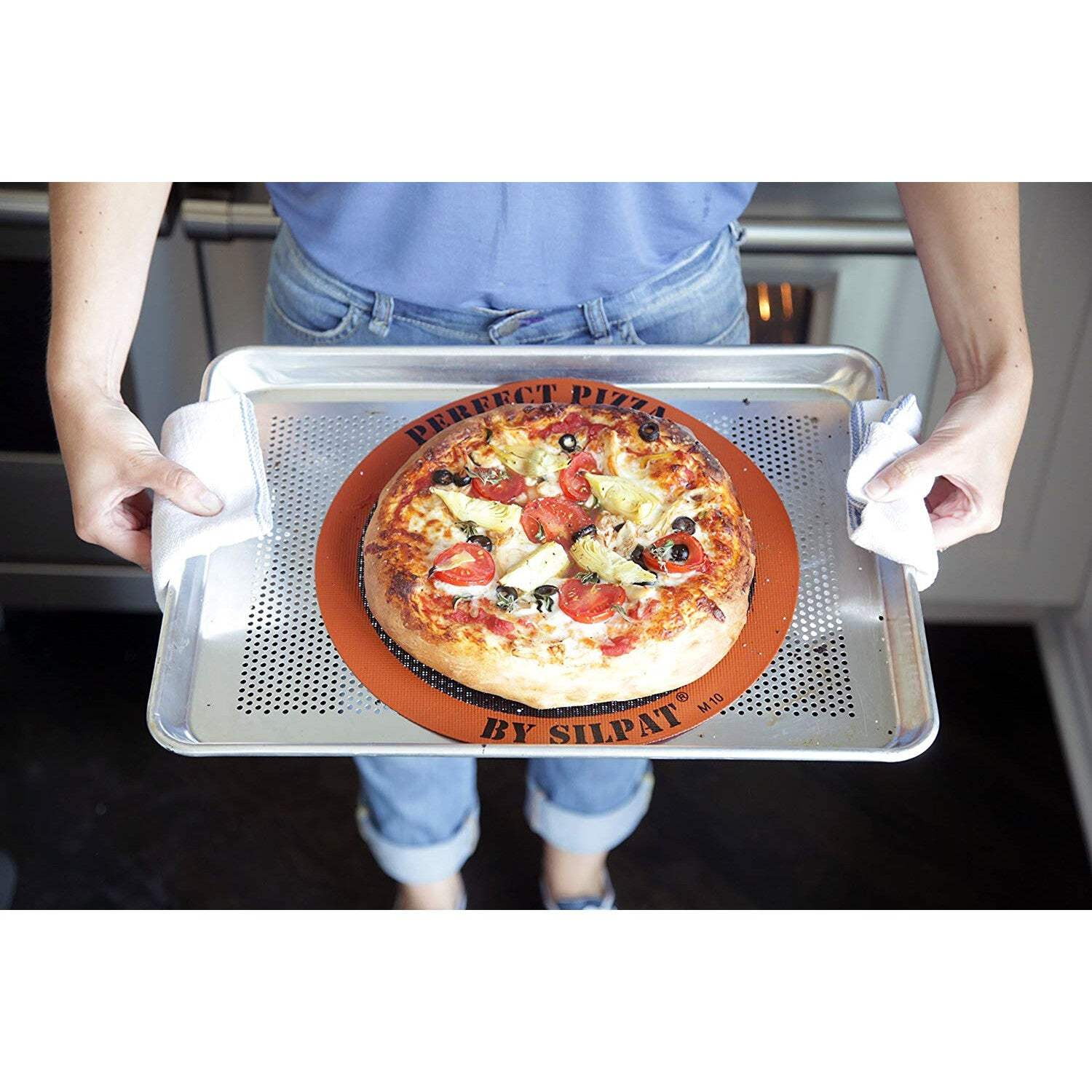 Silpat Perfect Pizza Non-Stick Silicone Baking Mat, 12" Round