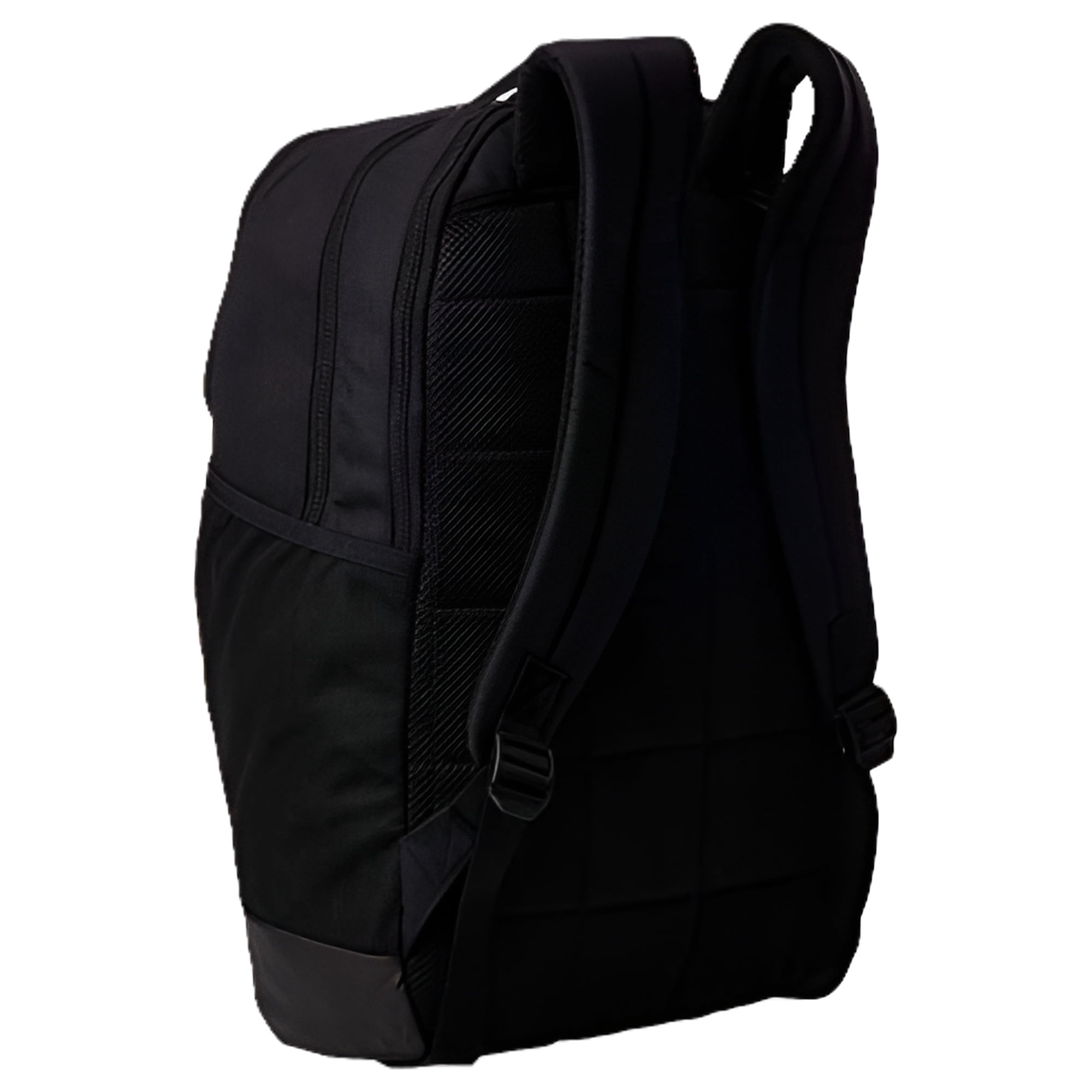 Brasilia Medium Training Backpack for Women and Men with Secure Storage & Water Resistant Coating, Black/Black/White