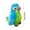 Teal Parrot, variant on Magnetic Shoulder Giraffe Plush, Cute Stuffed Ornament with Hidden Magnet, Pocket-Sized Animal Decor for Shoulder, Backpack and Refrigerator, Birthday Christmas Gift
