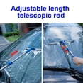 thumbnail image 3 of ITTAHO 14" Shower Squeegee with 2 Blades & Extendable Stainless Steel Pole Glass Wiper for Bathroom, Mirrors, Windows, 3 of 9