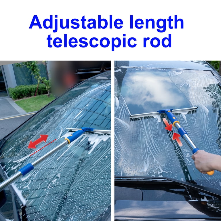 ITTAHO 14-Inch Shower Squeegee With Extendable Pole photo 2