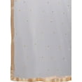 thumbnail image 2 of eloria Women's Neck Wrap Designer Solid Art Silk Dupatta Indian Long Stole, 2 of 5
