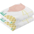 thumbnail image 2 of Dreamtimes Flamingo Tropical Fruit Cotton Towels Set 2 Pcs Absorbent Hand Towel Face Towels Kitchen Towels Bath Towels for Bathroom Laundry Room Kitchen 16 x 28 Inches, 2 of 7