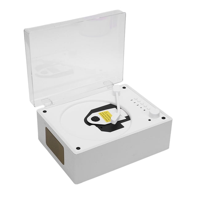 Reproductor de CD Portátil, Liquidación de CD de Maleta Retro de Sonido Bt Con Altavoz, Control remoto, Reproductor de CD de Escritorio Recargable Para Casa