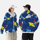 thumbnail image 4 of Fotbe Cartoon Shark Chaqueta con Protección Solar UPF 50+ para Hombre y Mujer, Camisa con Capucha y Bolsillos-XX-Large, 4 of 7
