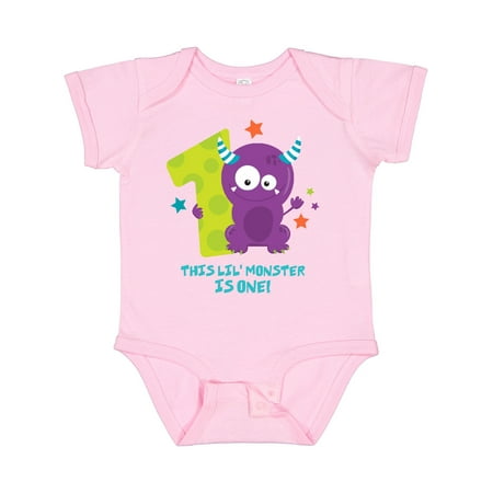 

Inktastic Monster 1st Birthday Gift Baby Boy or Baby Girl Bodysuit