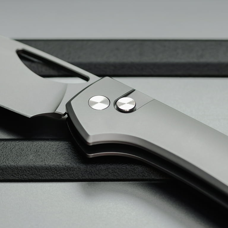 2025新作モデル Swiss Handle Titanium Knife, Folding Premium Losung Tech ロッド