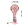 thumbnail image 2 of Portable Handheld & Desktop Summer Water Spray Fan - Rechargeable USB Cooling Fan with Adjustable Speed, Mist Humidification, Lightweight, Perfect for Outdoor & Office Use, 2 of 5