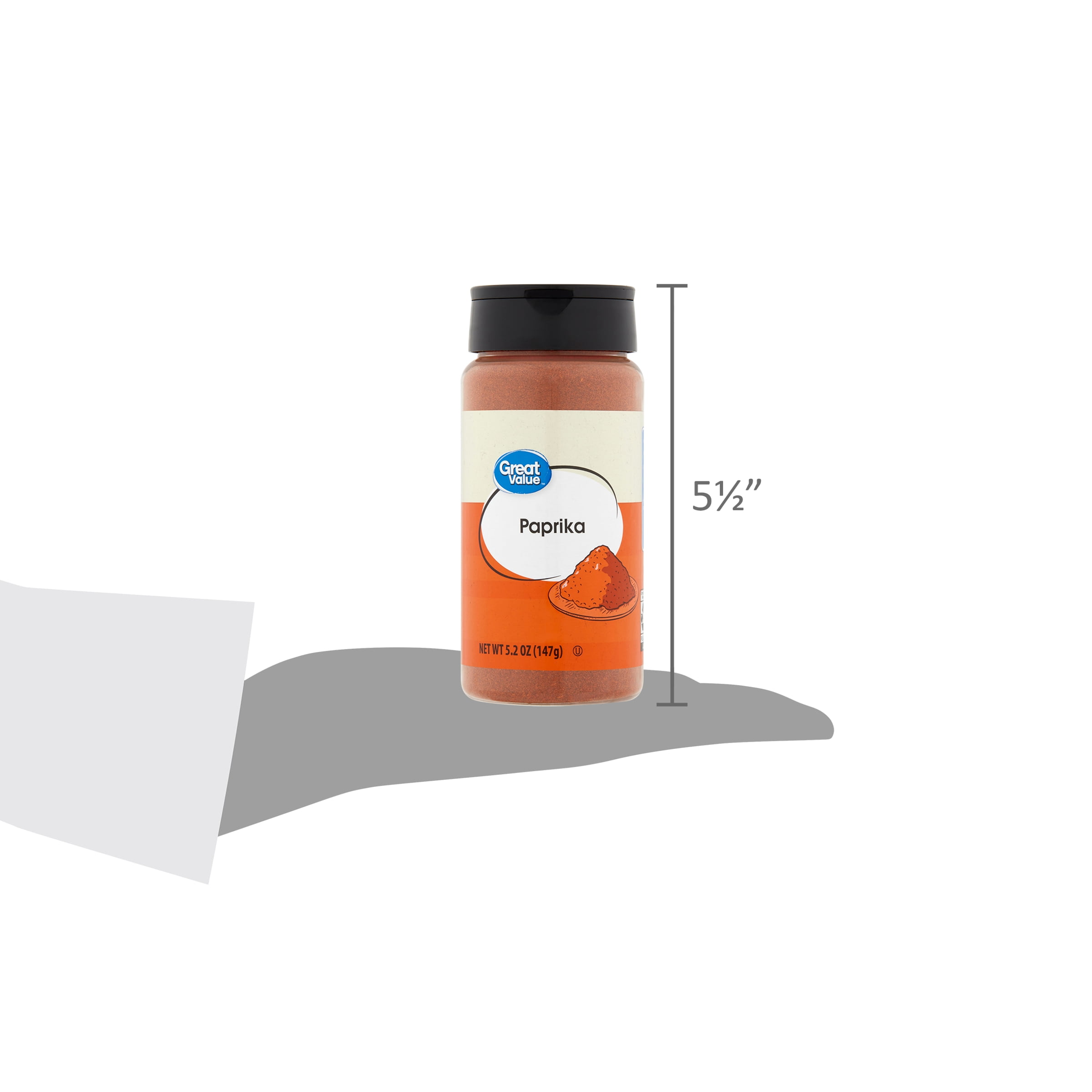 (6 pack) Great Value Paprika, 5.2 oz
