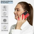 thumbnail image 3 of Funda de PU con anillo de cobertura total antideslizante para Samsung Galaxy A53 5g con pulsera, 3 of 5