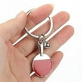 thumbnail image 1 of Pong Ball Bat Keychain,  Metal Key  For Sports Enthusiasts, Hang Keys & Decorate Car Or Bag, 1 of 7