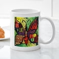 thumbnail image 5 of CafePress - Love Life Colorful Butterfly Mugs - 11 oz Ceramic Mug - Novelty Coffee Tea Cup, 5 of 6