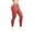 Rose Red, variant on Women's Yoga Wide Waistband Pants - Multiple Pockets, Nylon/Spandex, Active/Casual, XS-XL