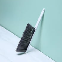 Vxdvou Soft Cleaning Brush, Versatile Scrub Brush for Furniture, Clothes, Bedding, Sofa & Car Upholstery, Curved Handle, Compact Design for Easy Storage, Orange/Green/Gray/White