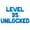Blue, variant on Letter Balloons - LEVEL 35 UNLOCKED 16" Inch Alphabet Letters Foil Mylar Balloon 35th Birthday Party Banner (Gold)
