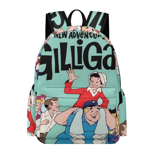 Las Nuevas Aventuras de Gilligan-theme Backpack, Campus style schoolbag Bookbag with Adjustable Shoulder Straps And Large Zip Compartment, Unisex Travel Bags.42x30x15cm
