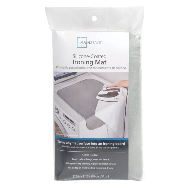 Mainstays Silicone Coated Ironing Mat, 27.5x21 Gray photo 1