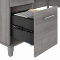 thumbnail image 4 of Bush Furniture Somerset 60" L Shaped Desk with Storage, Platinum Gray, 4 of 10