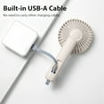 thumbnail image 6 of Portable Fan, Aioneus 3 Speed 2000mAh Handheld Fan with USB Rechargeable Cable, Foldable Battery Operated Fan for Travel/Indoor/Outdoor, 6 of 8