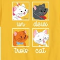 thumbnail image 3 of Disney Classics - Cats & Dogs - Un Deux Trois Cat - Toddler And Youth Short Sleeve Graphic T-Shirt, 3 of 5