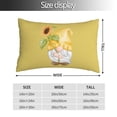 thumbnail image 2 of Balery Sunflower Gnomes5 Funda de Cojín Estampada, Regalos para Mujeres, Regalos de Amor para Ella, Regalos para Novia o Esposa, Funda de Almohada-20"x30", 2 of 6
