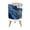 Color 1, variant on Small Trash Can with Lid Marble Texture Modern Abstract Blue Gold Aesthetic Luxury 1.8 Gallon Dog Proof Trash Can Round Garbage Can Waste Bin Wastebasket for Bathroom Bedroom Living Room