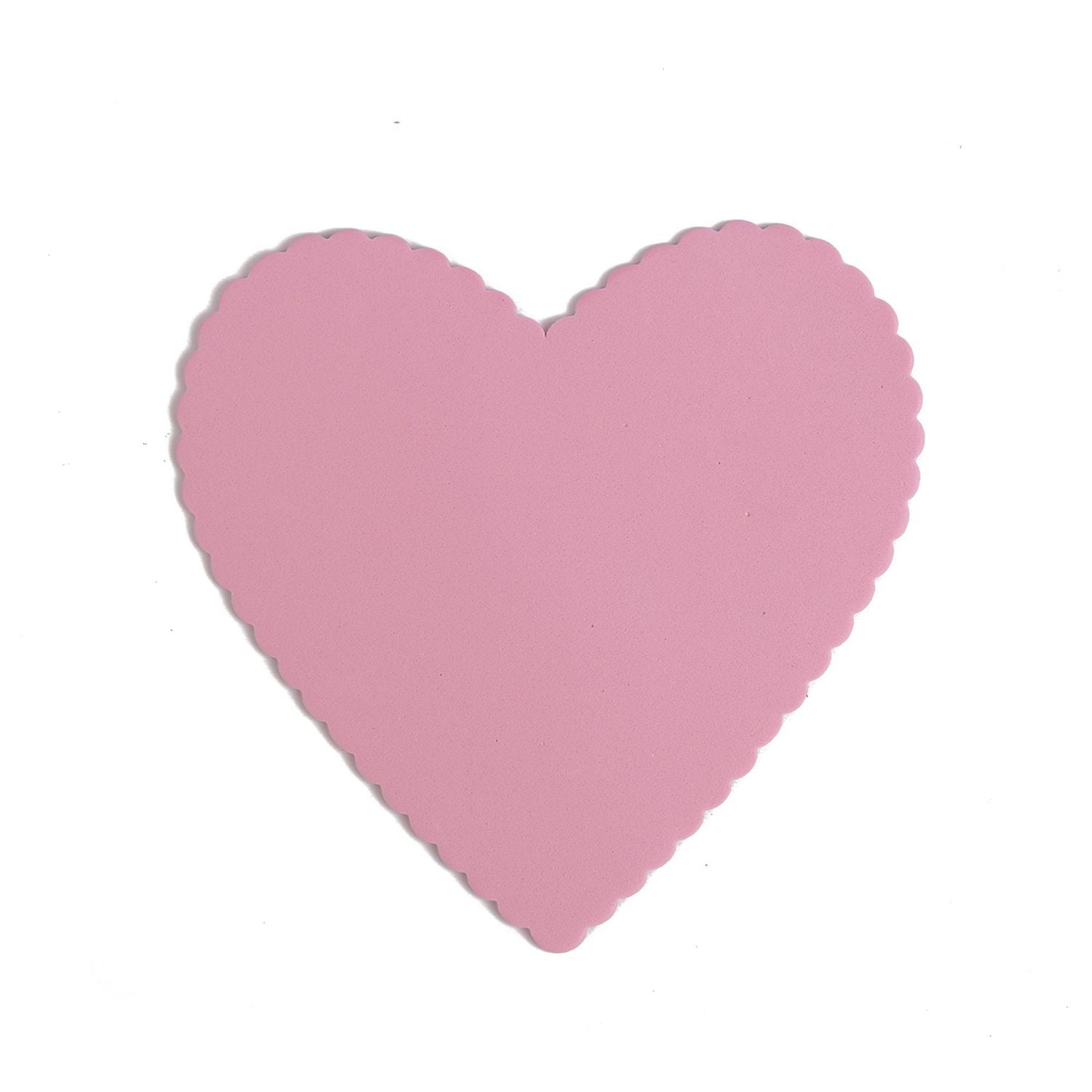 10 FOAM HEARTS PINK