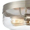 thumbnail image 2 of Elk Home 13-Inch Wide Calistoga Flush Mount Traditional-Brushed Nickel, 2 of 3