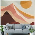 thumbnail image 4 of PRATYUS Sun Mountain Boho Tapestry Mid Century  Sunset Nature Landscape Tapestry Wall Hanging Art Sunrise Hippie Tapestries Modern Decor For Living Room Dorm Bedroom, Painting, 4 of 6