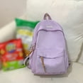 thumbnail image 4 of MesaSe Nylon Fashion Backpack Casual Candy Color Solid Color Shopper Bag (Green), 4 of 5