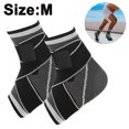 thumbnail image 1 of Tobillera deportiva, tobillera ajustable para hombres y mujeres, estabiliza los ligamentos, alivia el tobillo hinchado y torcido, compresión transpirable, Ormromra 220535-4, 1 of 8